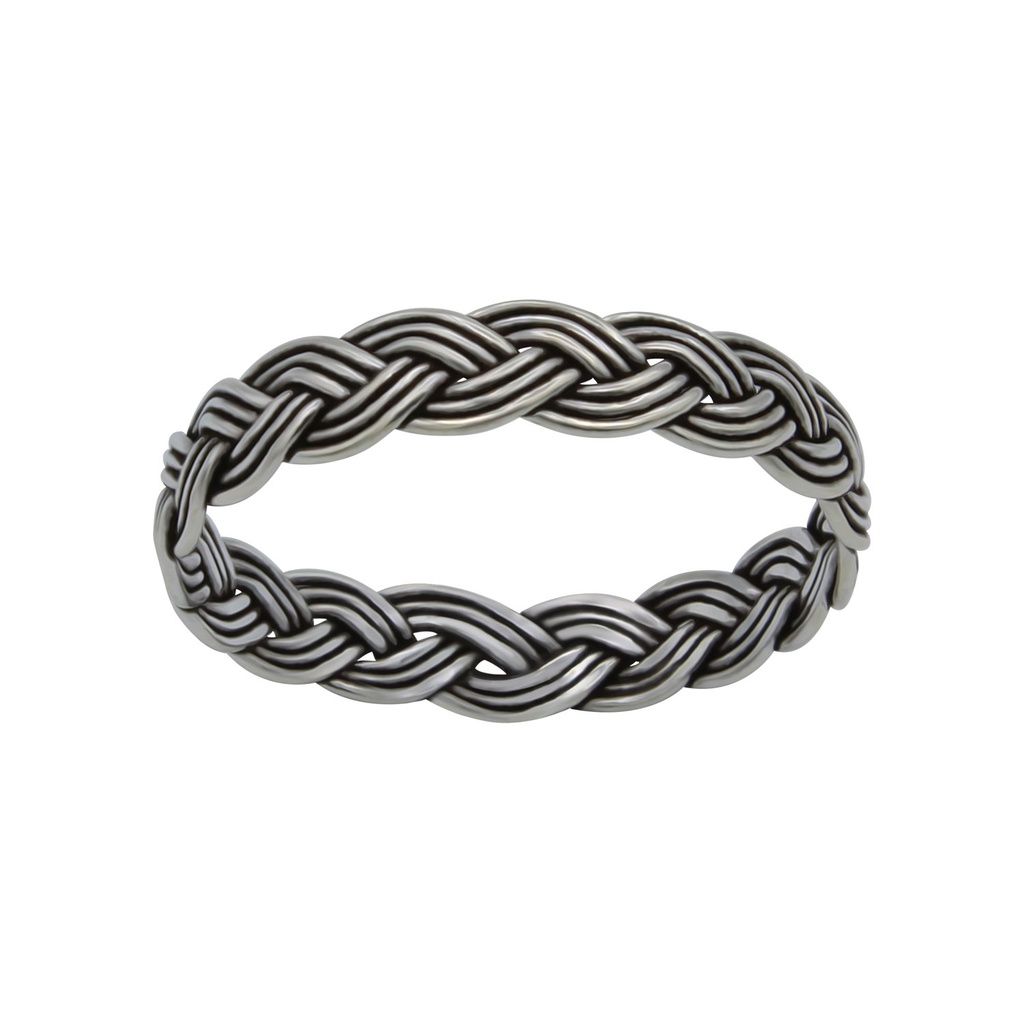 Silver Intertwining Ring