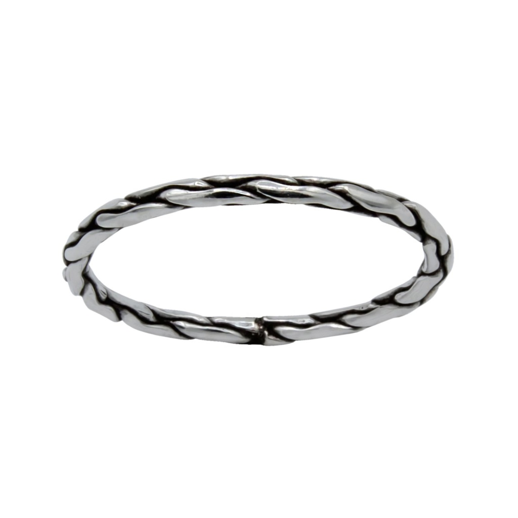 Silver Snake Skin Ring