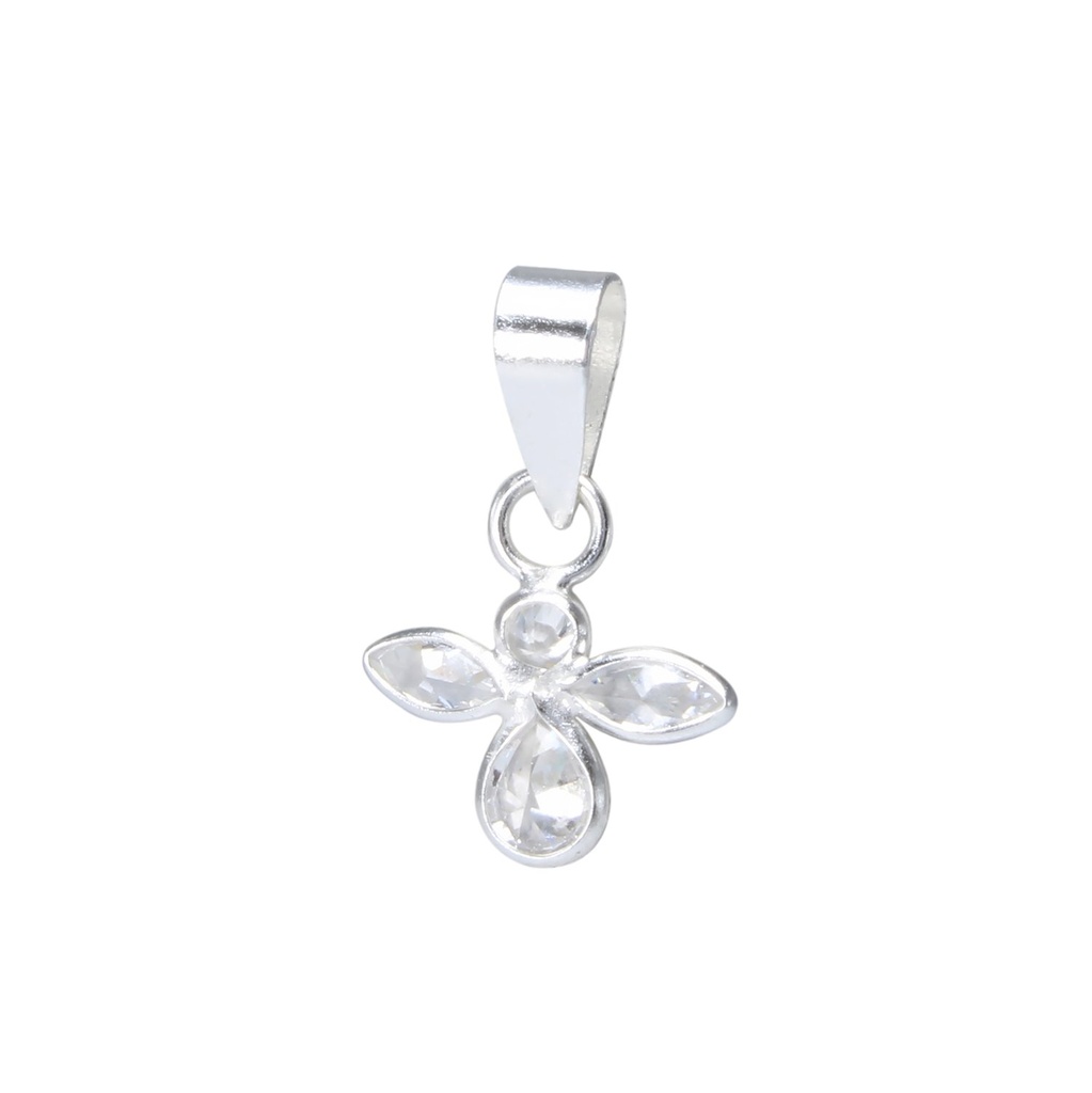 Pendentif ange en argent zircon