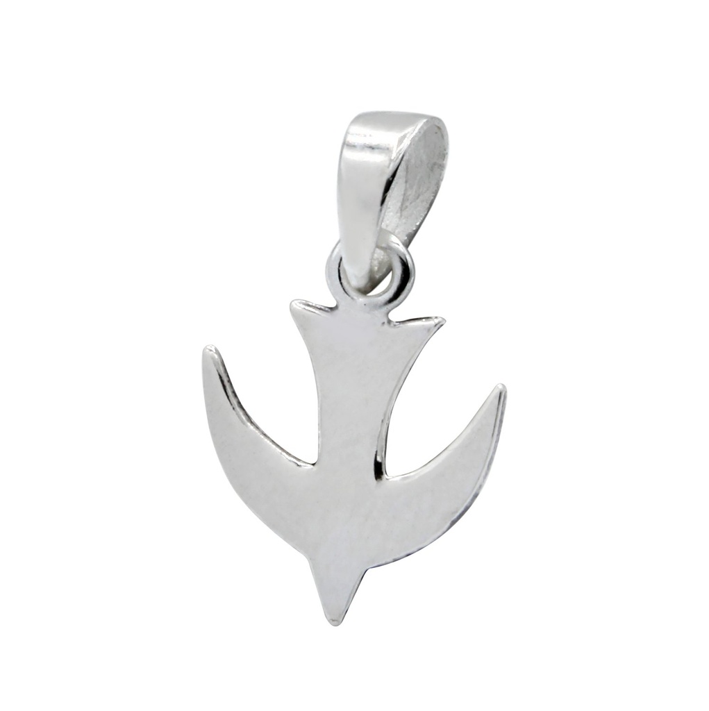 [10000493] Pendentif oiseau en argent
