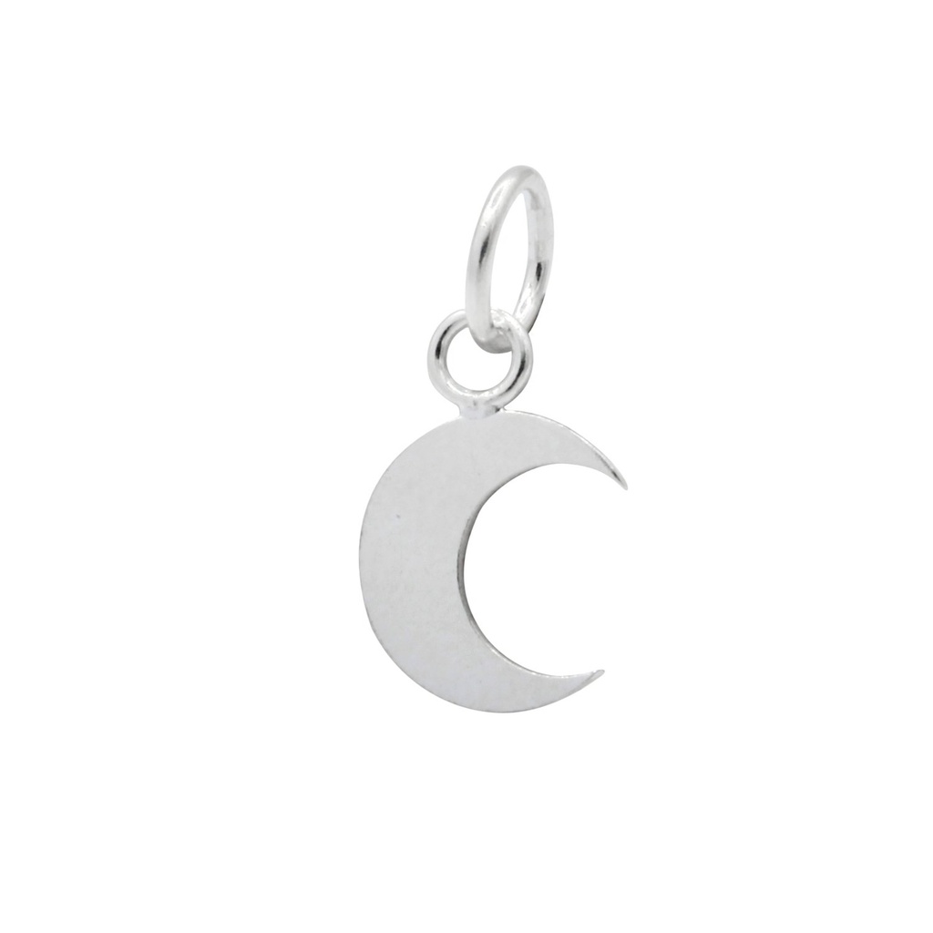 Pendentif lune en argent