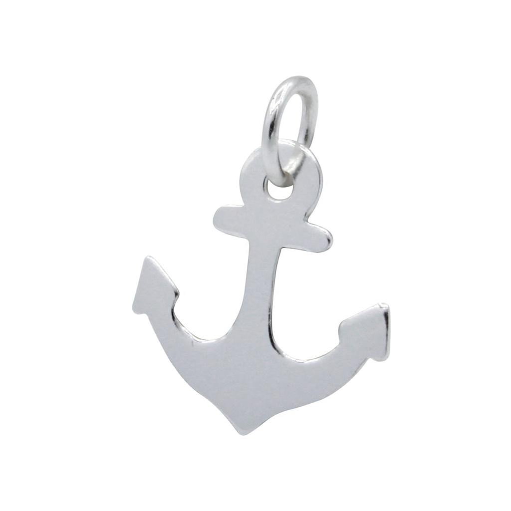 Pendentif ancre en argent