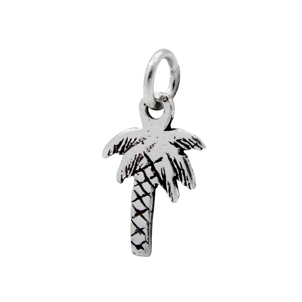 Silver Palm Tree Pendant