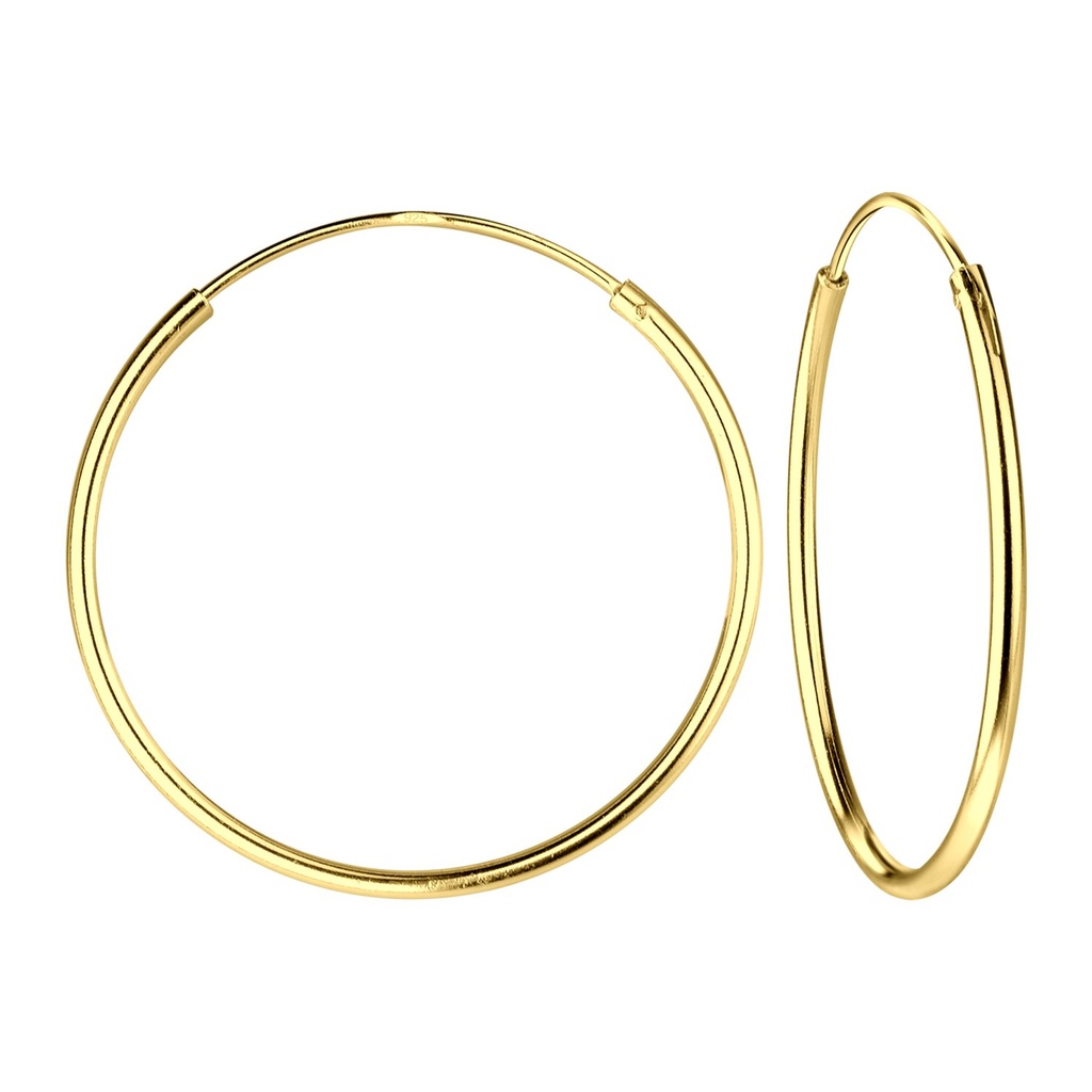 [10000311] Créoles en argent 25 mm