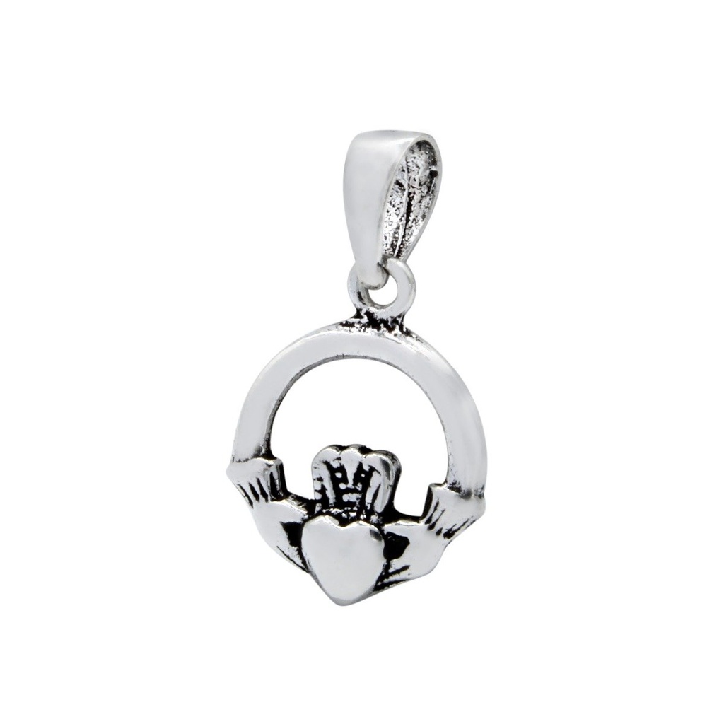 [10000284] Silver Claddagh Pendant