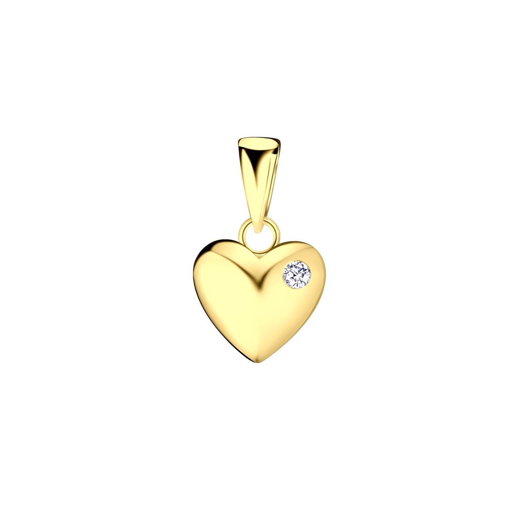 [10035880] Pendentif cœur en argent