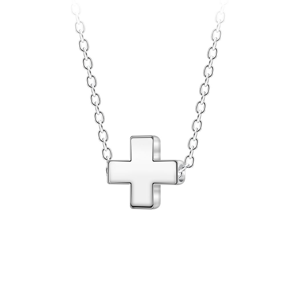 [10036145] Collier croix en argent