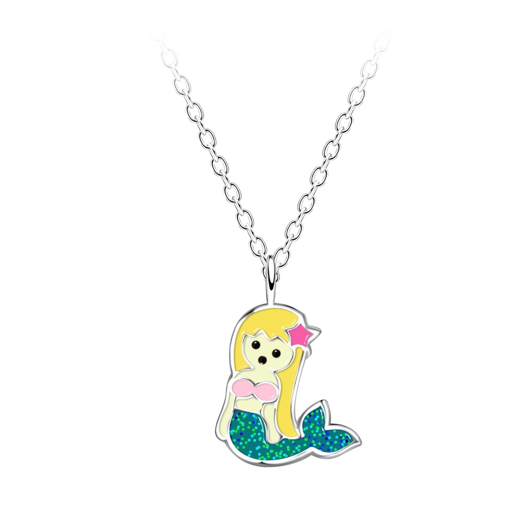 [10036849] Silver Mermaid Necklace