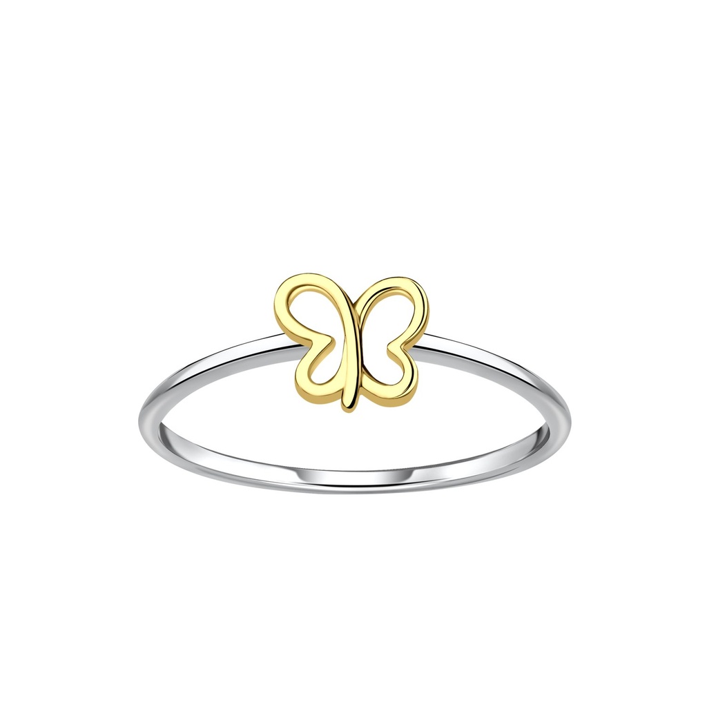 [10037546] Bague papillon en argent (EU 52 / US 6)