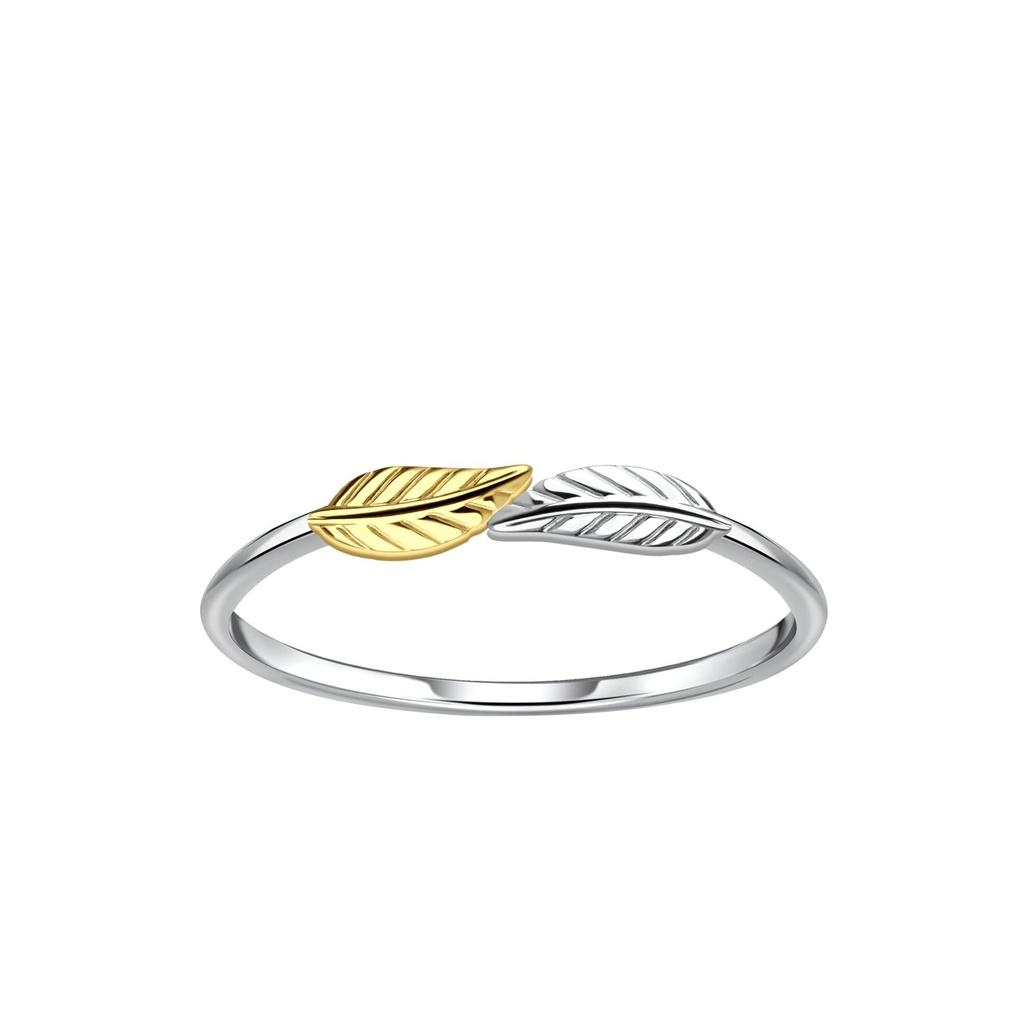 Silver Leaf Ring