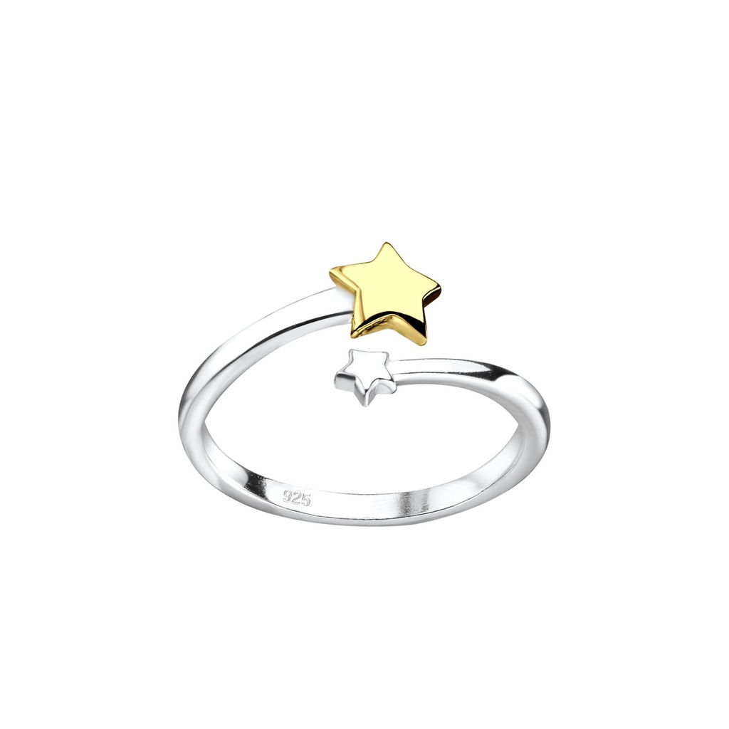 [10037529] Bague d'orteil étoile en argent