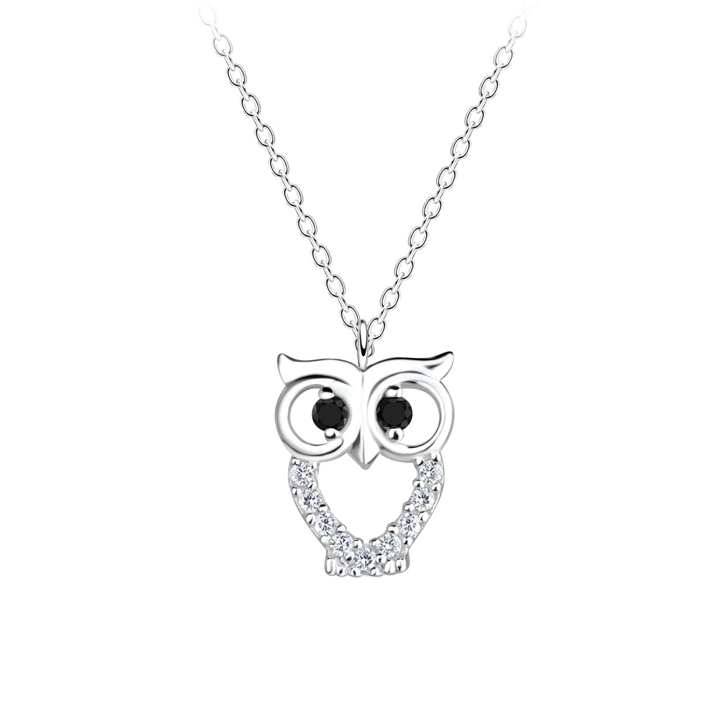 Silver Owl Necklace