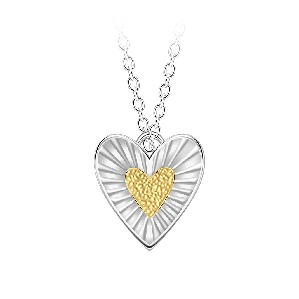 [10037571] Silver Heart Necklace