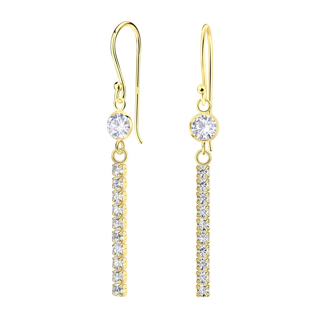 Silver Bar Earrings