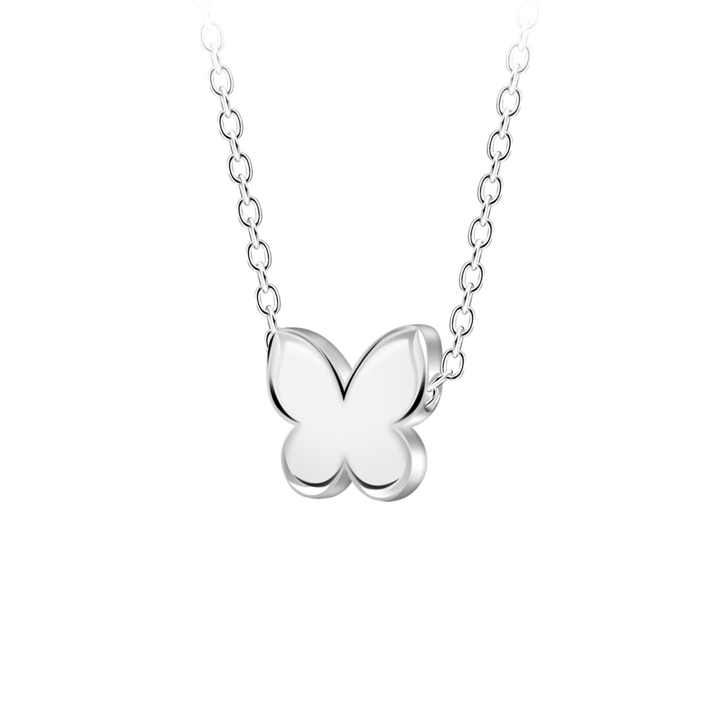 [10036137] Collier de perles papillon en argent