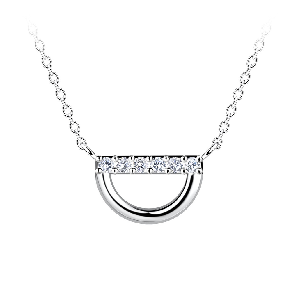 Collier demi-cercle en argent
