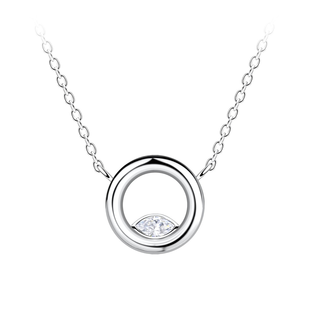Collier cercle en argent