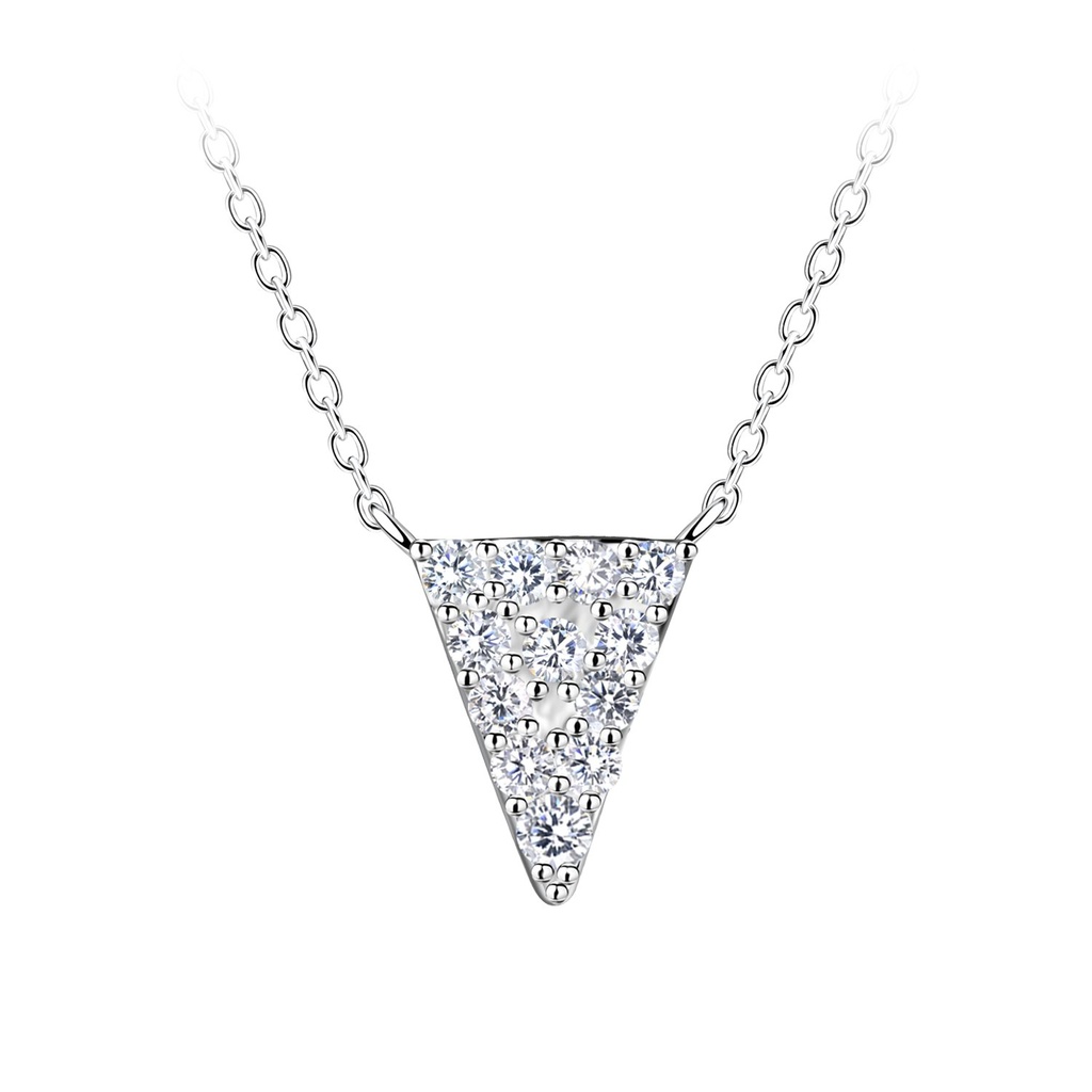 Silver Triangle Necklace