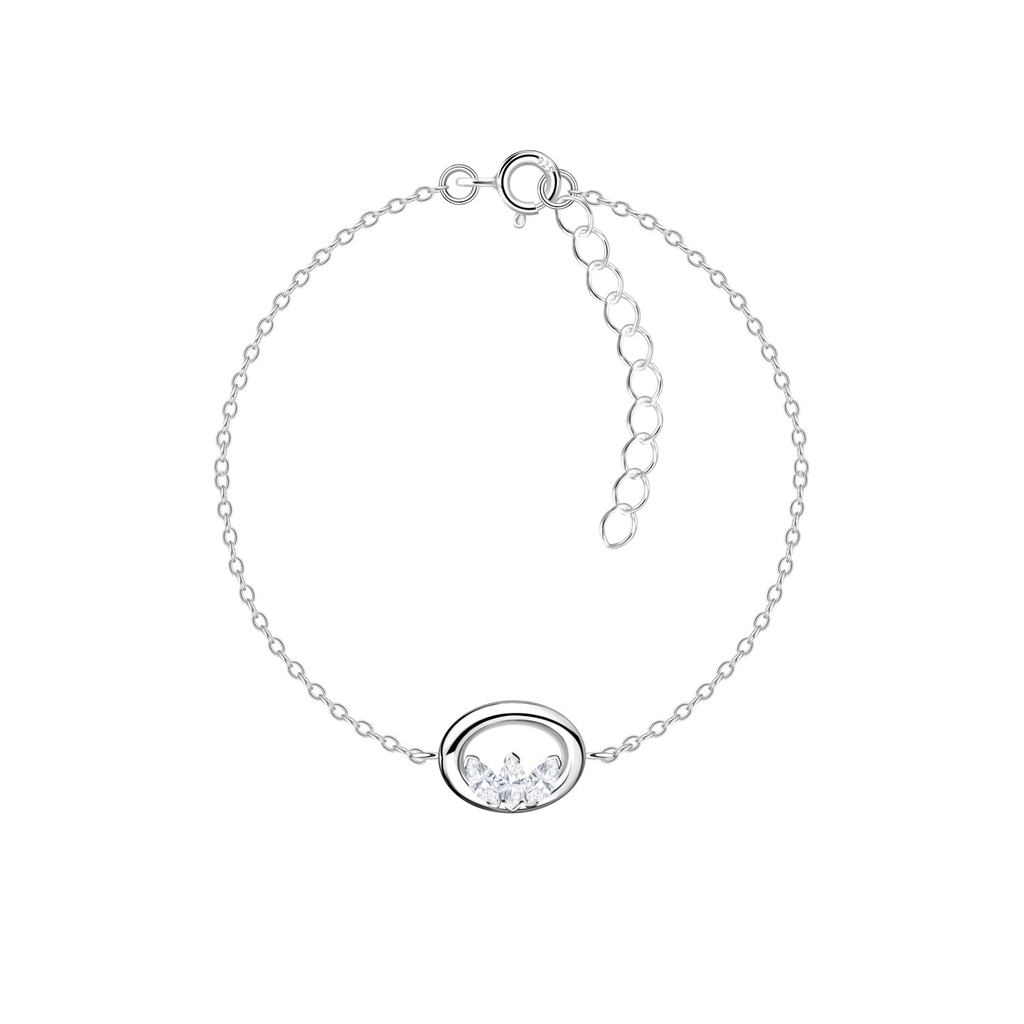 [10037029] Bracelet ovale en argent