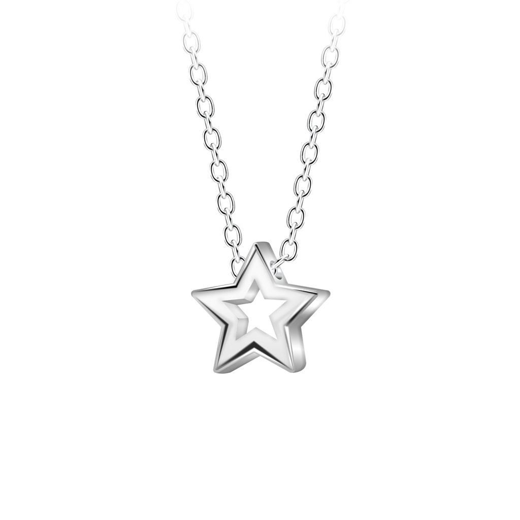 Silver Star Necklace