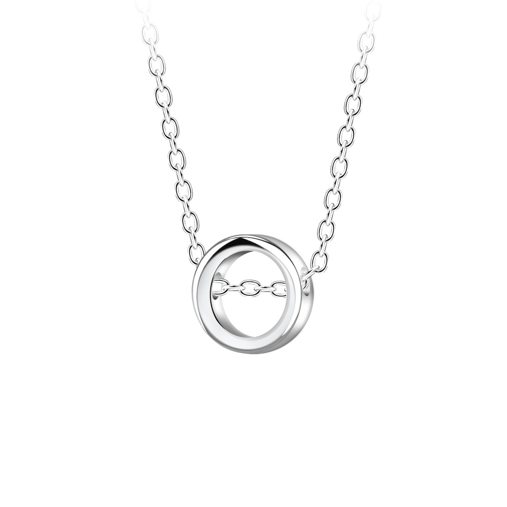 Silver Circle Necklace