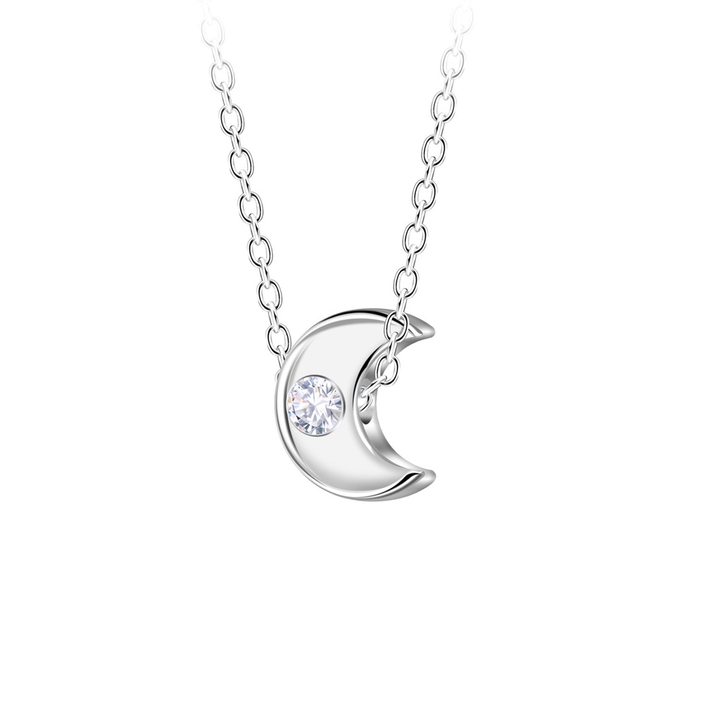 Silver Moon Necklace