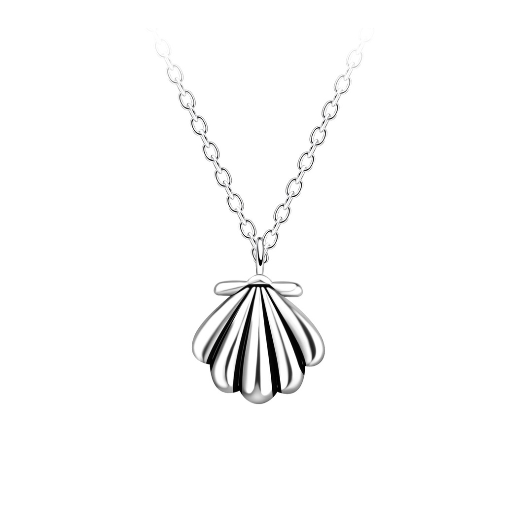 Collier coquillage en argent