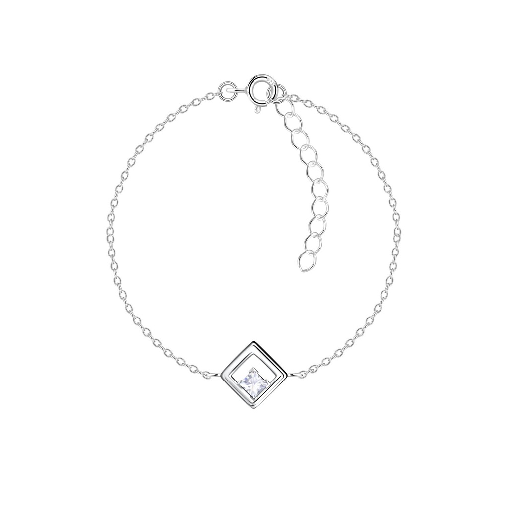 [10037022] Bracelet carré en argent