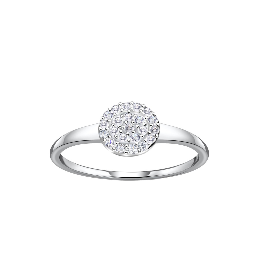 [10036922] Bague ronde en argent (EU 52 / US 6)