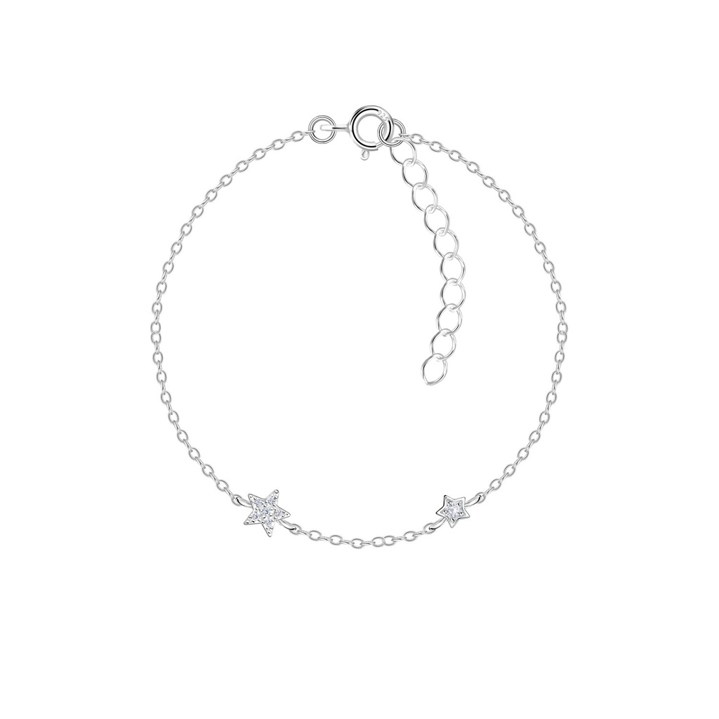 [10034330] Bracelet étoile double en argent