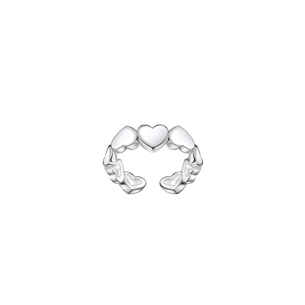 [10036415] Ear cuff cœur en argent