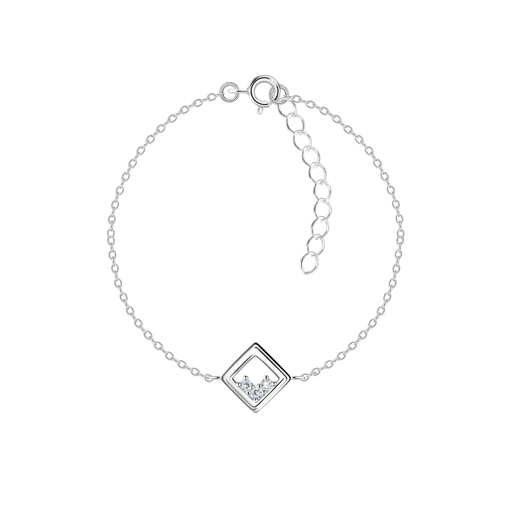 [10036530] Bracelet carré en argent
