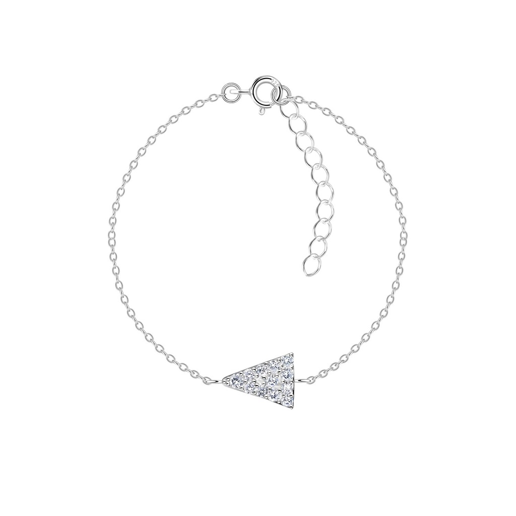 [10036519] Bracelet triangle en argent