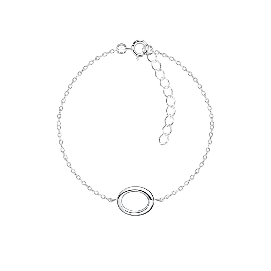 [10036500] Bracelet ovale en argent