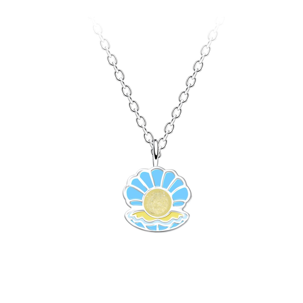 [10019582] Silver Shell Necklace