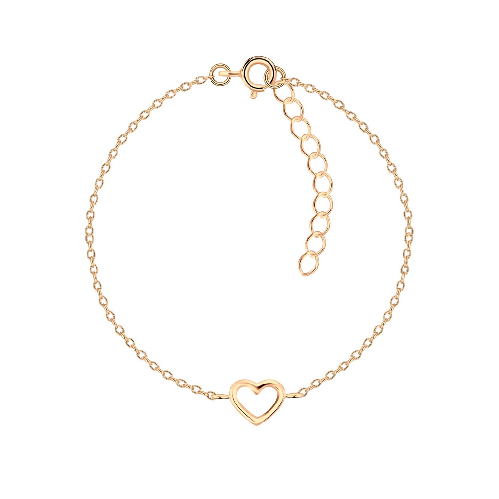 [10033761] Bracelet cœur en argent