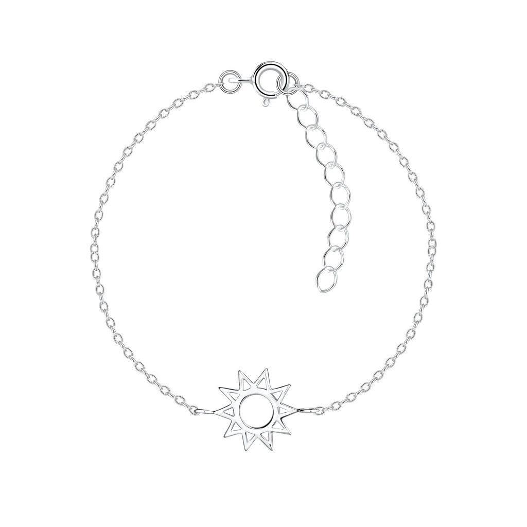 [10033380] Bracelet soleil en argent