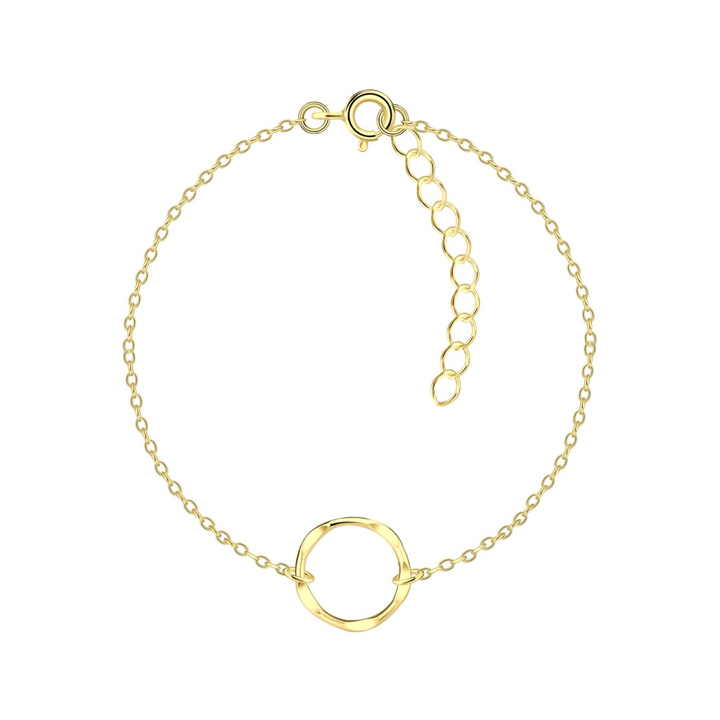 [10033339] Silver Circle Bracelet