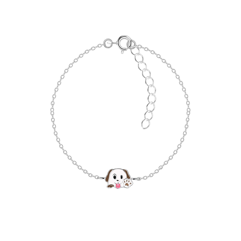 Bracelet chien en argent