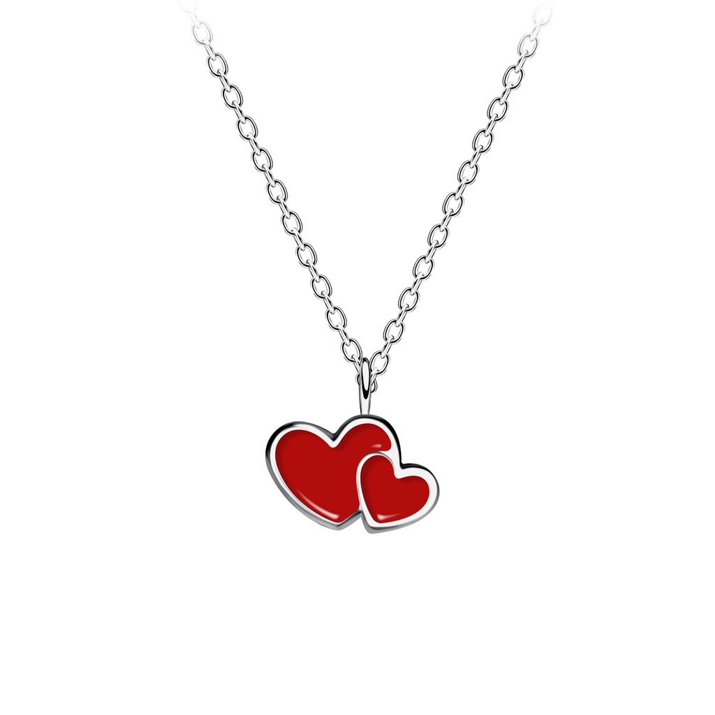[10035034] Collier cœur en argent