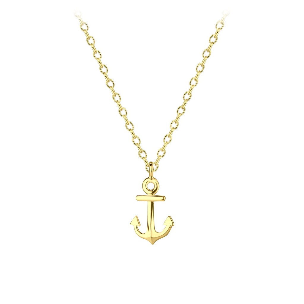 Silver Anchor Necklace