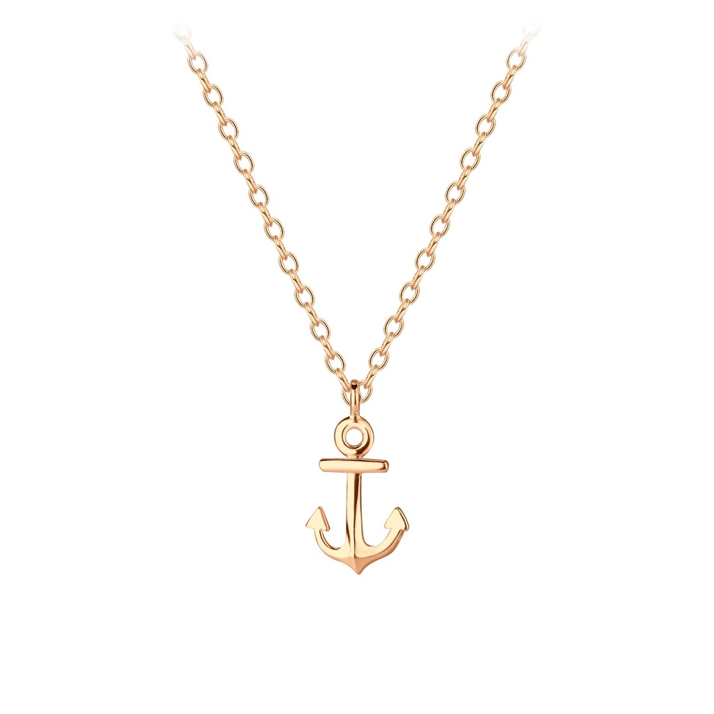 Collier ancre en argent