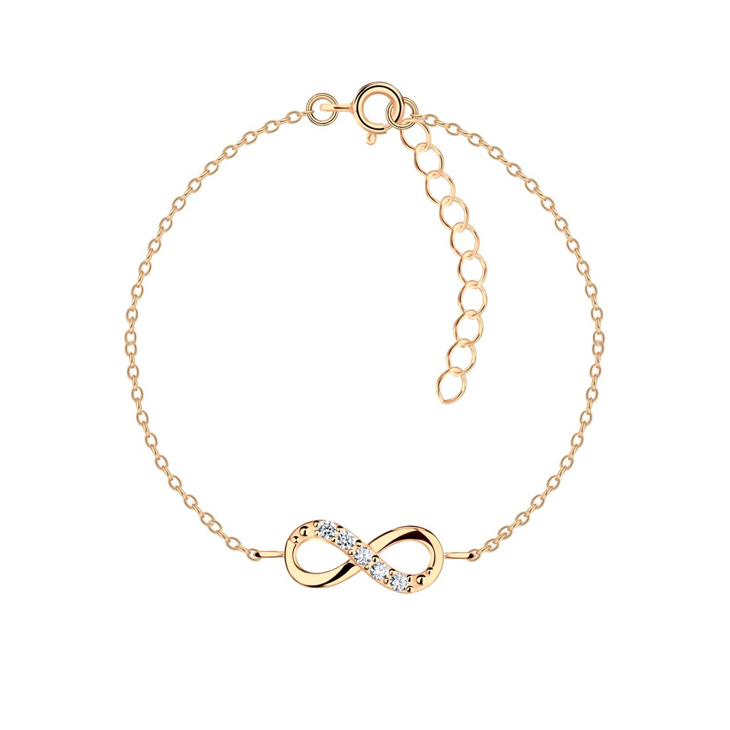 [10033764] Silver Infinity Bracelet