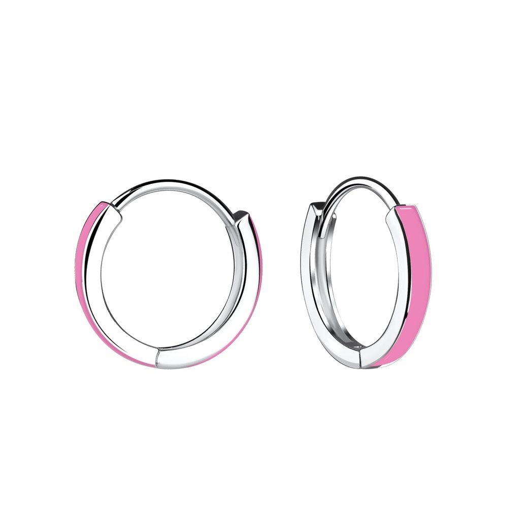 [10034655] Créoles huggie en argent 13 mm