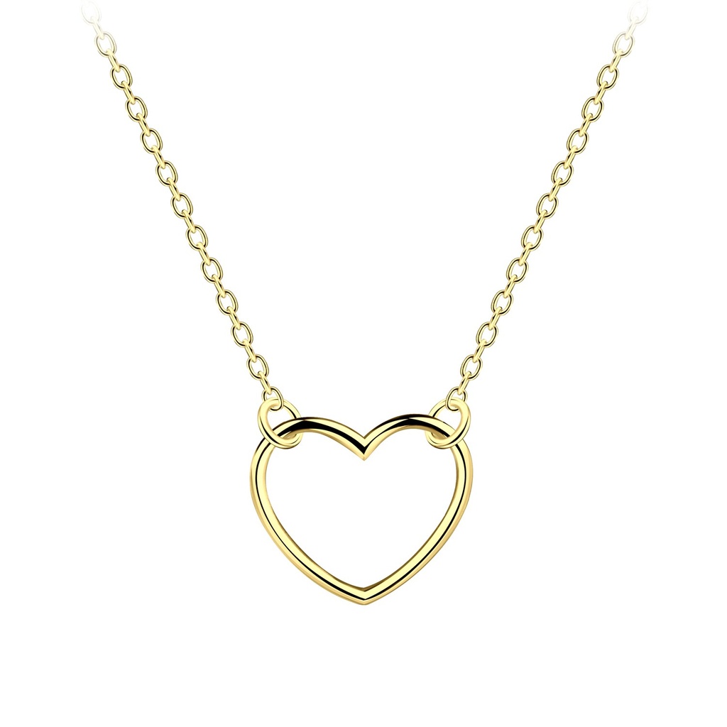 Collier cœur en argent