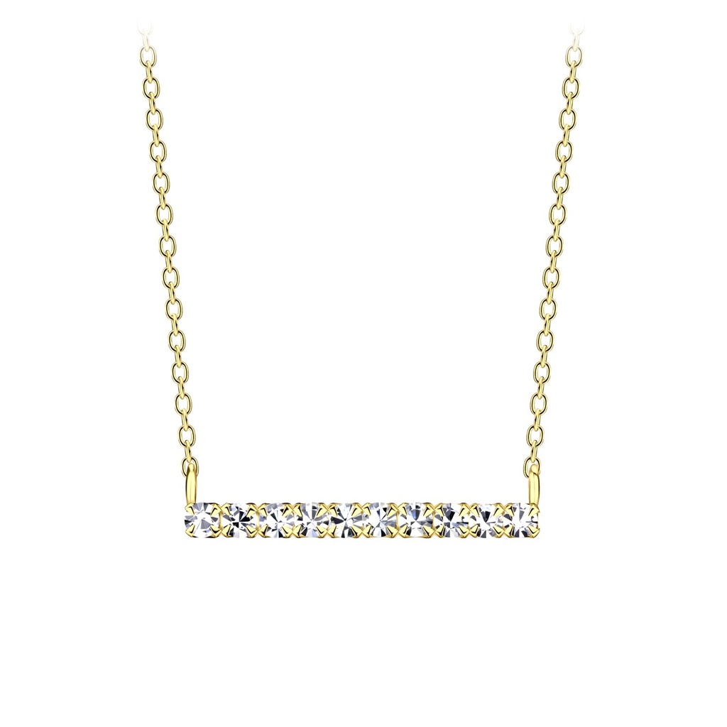 Collier barre en argent