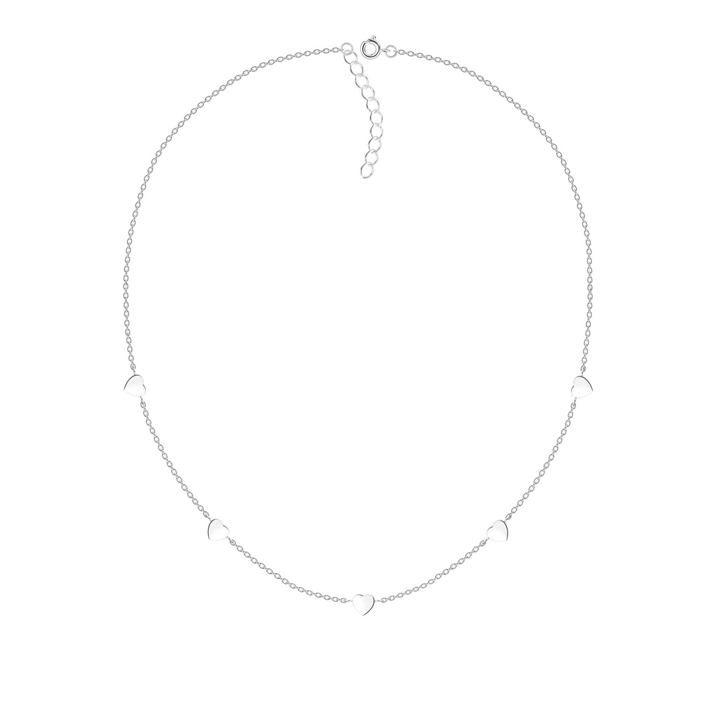 Collier cœur en argent