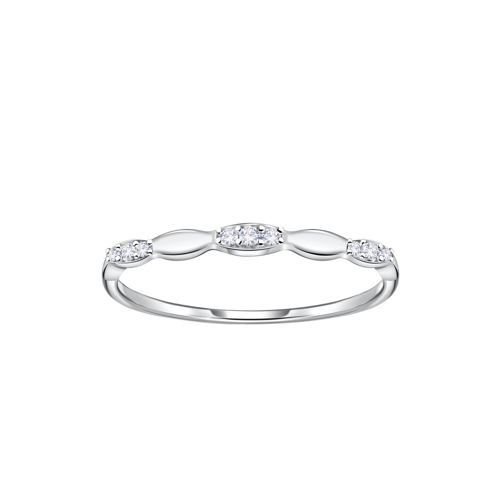 [10036493] Silver Patterned Ring (EU 49 / US 5)