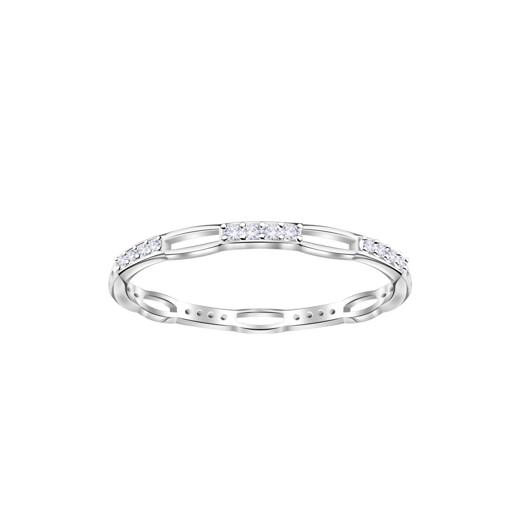 [10035841] Silver Patterned Ring (EU 52 / US 6)