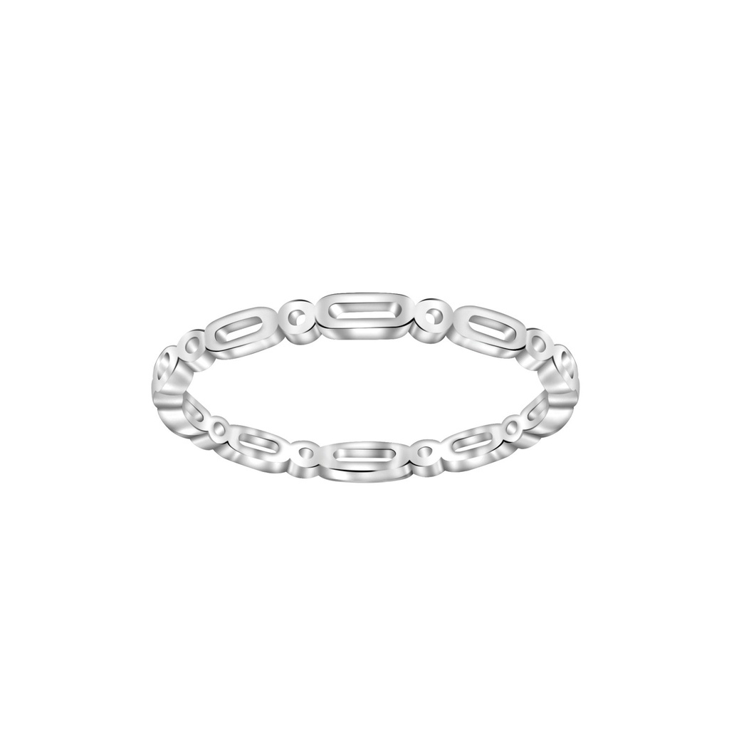 Bague à motifs en argent